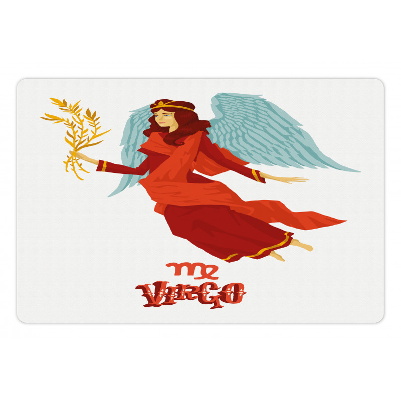 Woman with Wings Dress Pet Mat