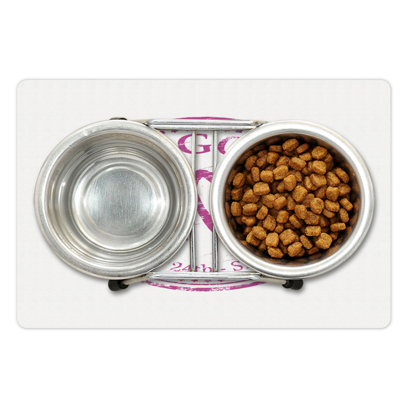 Pink Colored Horoscope Pet Mat