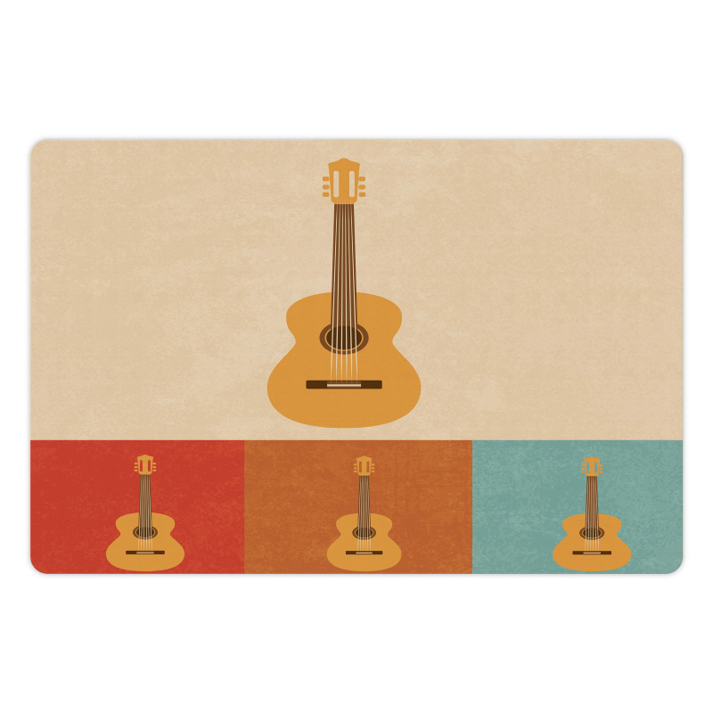 Acoustic Guitars Retro Pet Mat