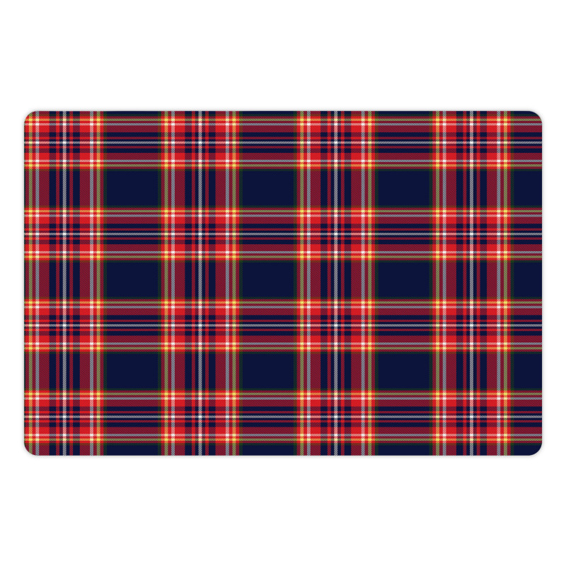 Vivid Cultural Pattern Pet Mat