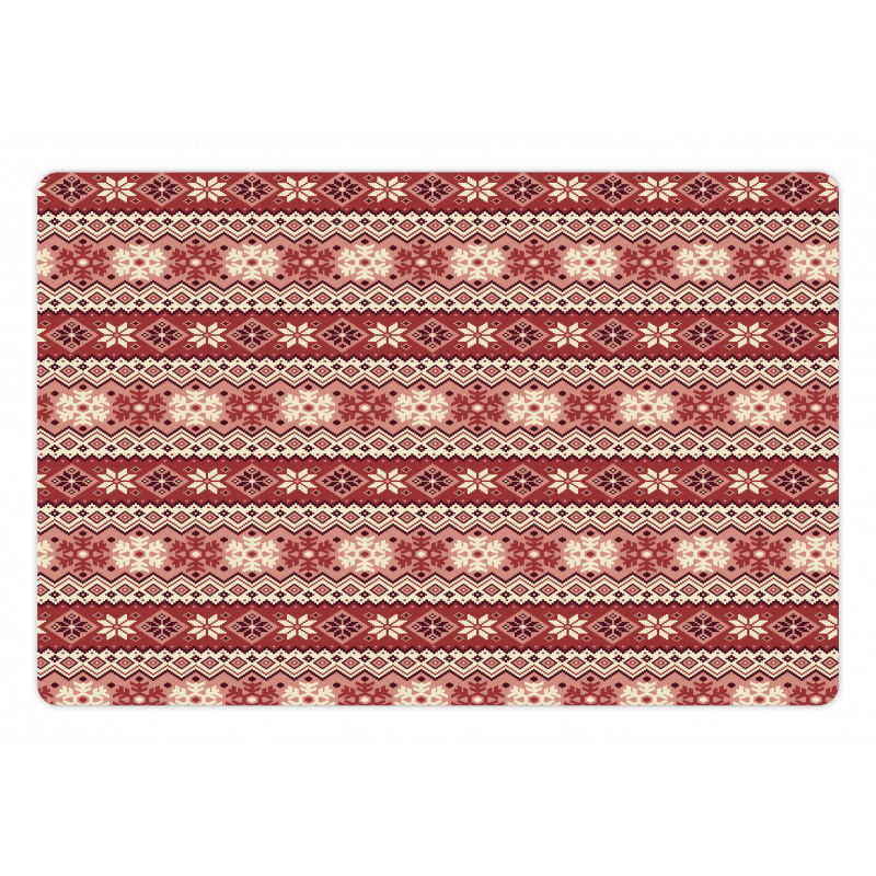 Scandinavian Xmas Snow Pet Mat