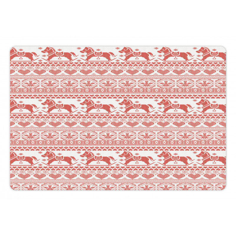 Horses Hearts Angels Pet Mat