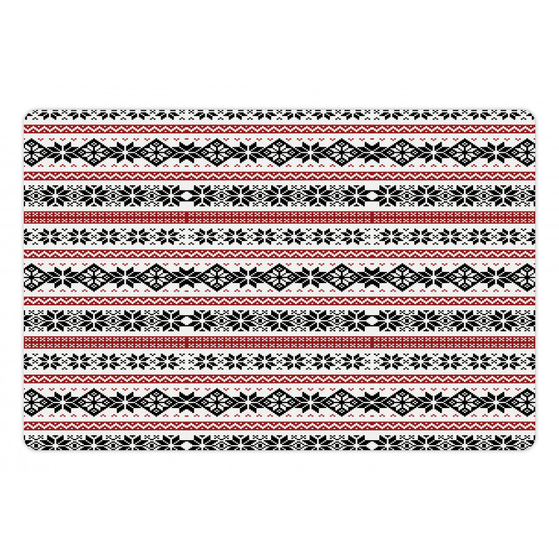 Ornate Seasonal Motifs Pet Mat