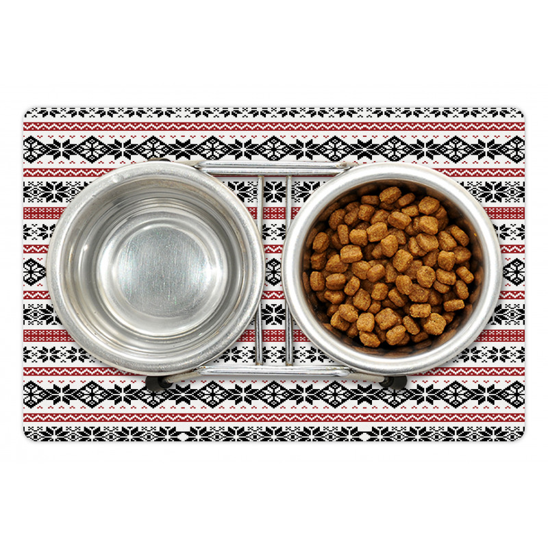 Ornate Seasonal Motifs Pet Mat