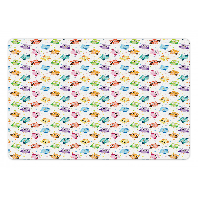 Characters and Dots Pet Mat