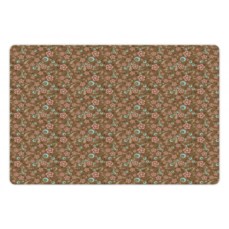 Swirls Circles Pet Mat