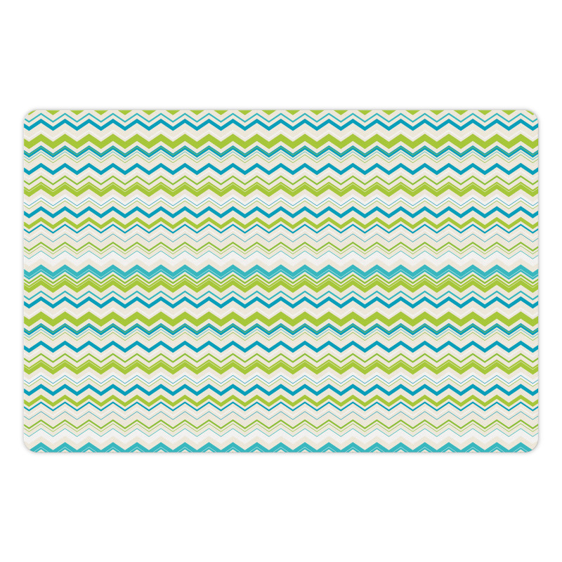 Chevron Order Design Pet Mat