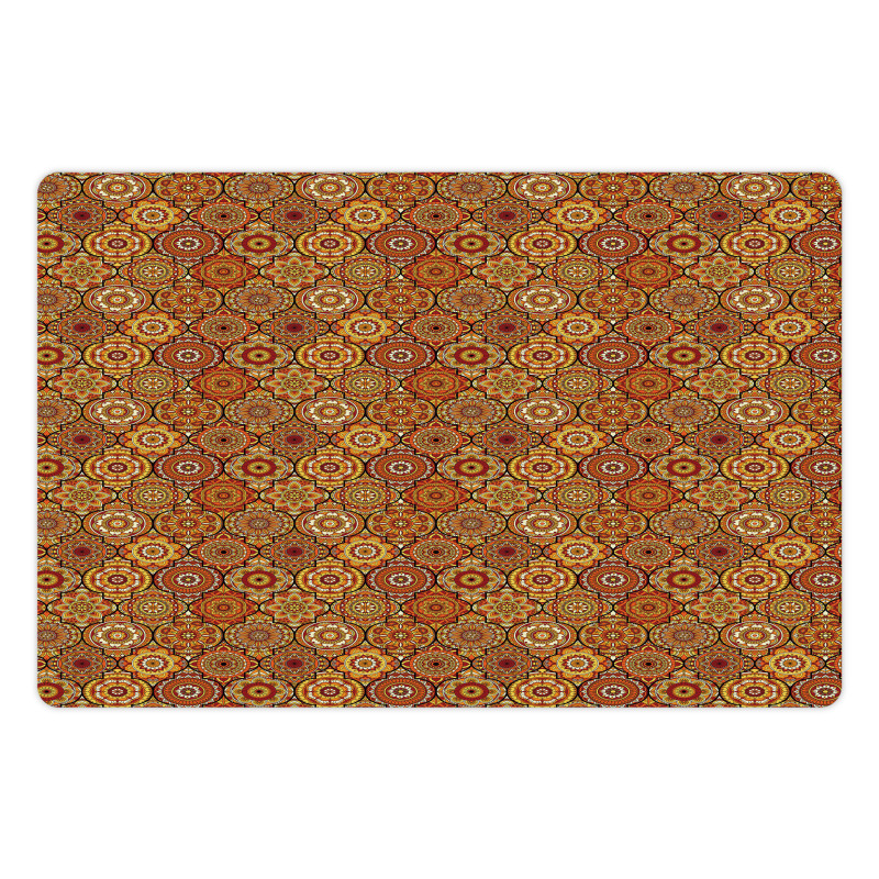 Floral Motifs Ottoman Pet Mat