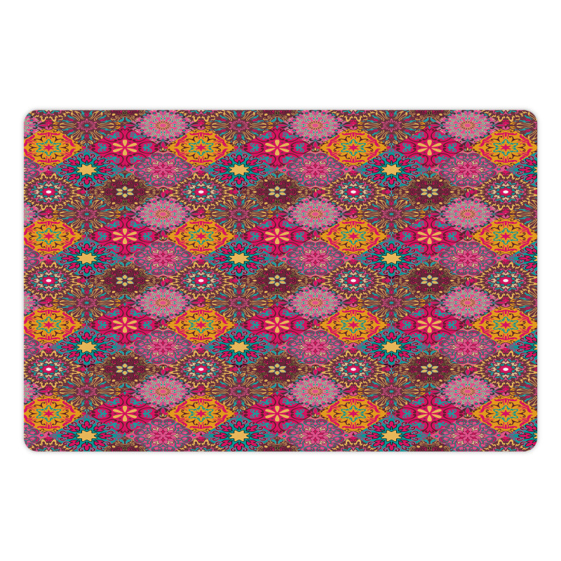 Vibrant Folk Pet Mat