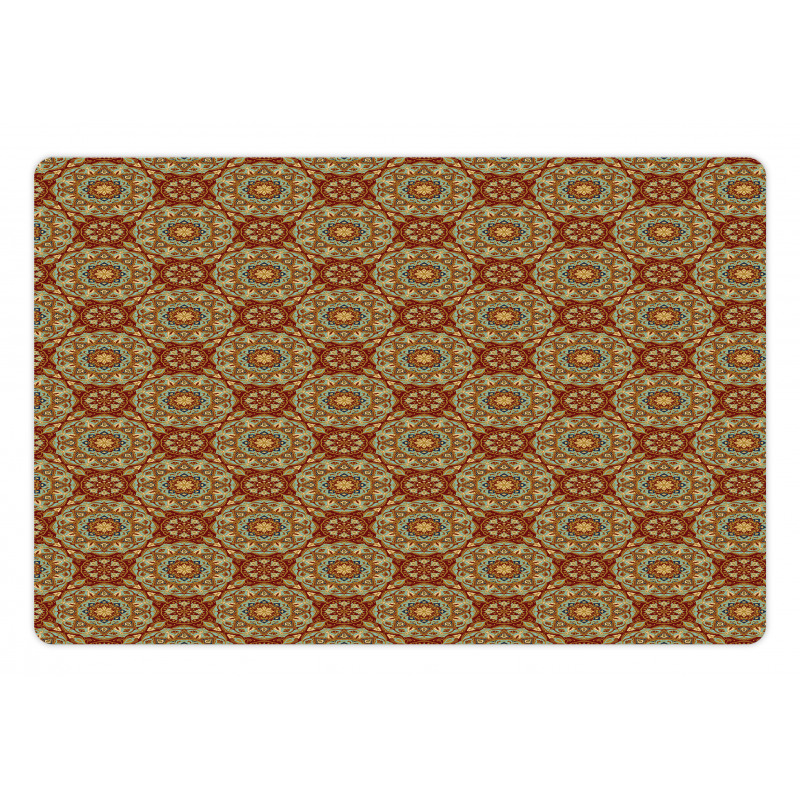 Medieval Mosaic Design Pet Mat