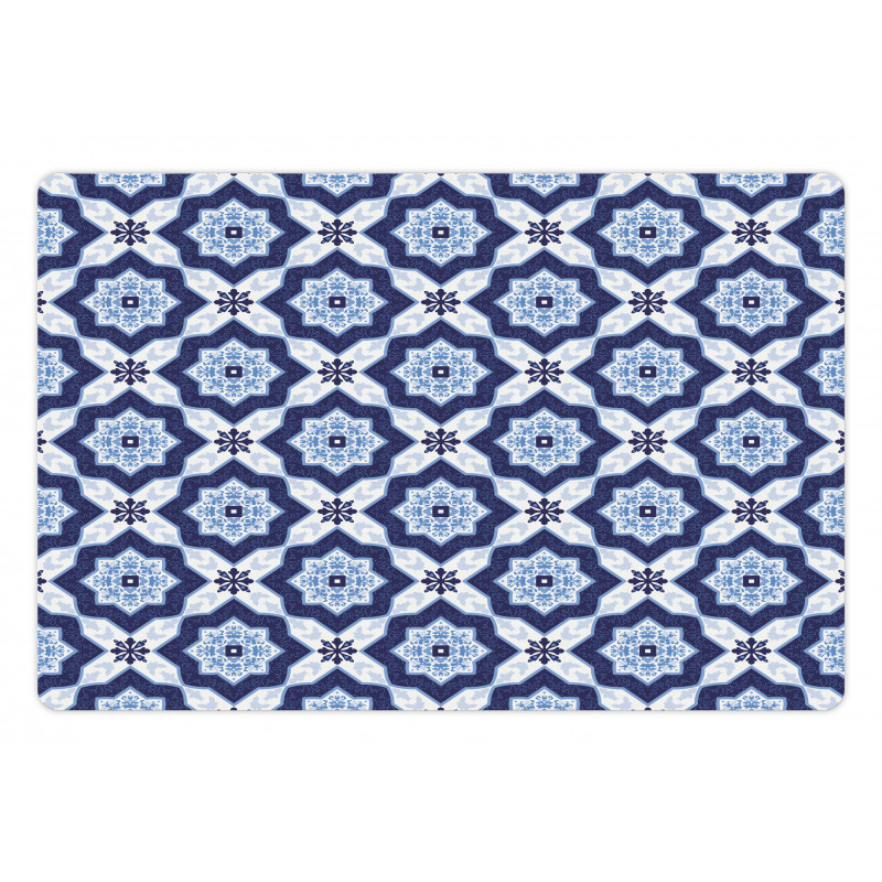 Portuguese Azulejo Pattern Pet Mat