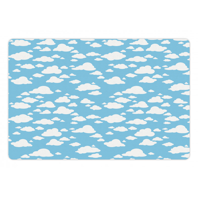 Clear Summer Sky Pattern Pet Mat