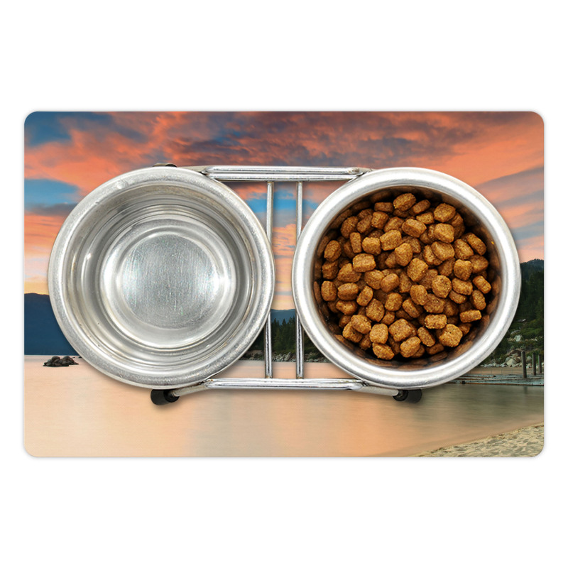 Sunset at Lake Tahoe USA Pet Mat