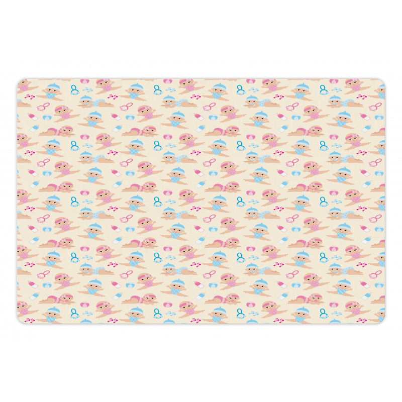 Brother and Sister Rattle Pet Mat