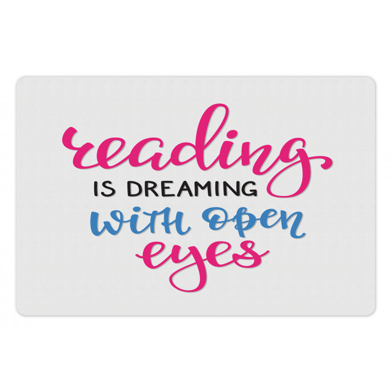 Reading is Dreaming Words Pet Mat