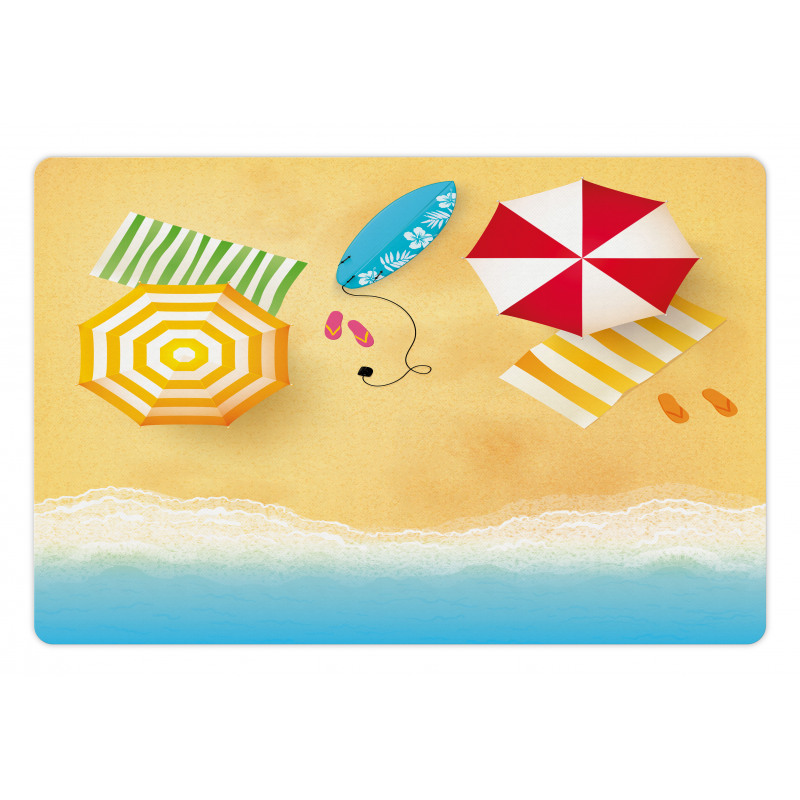 Beach Waves Umbrella Pet Mat
