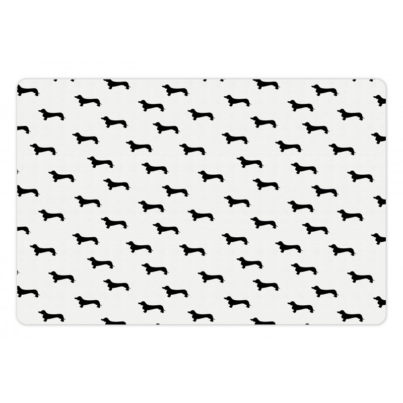 Pet Canine Silhouette Pet Mat