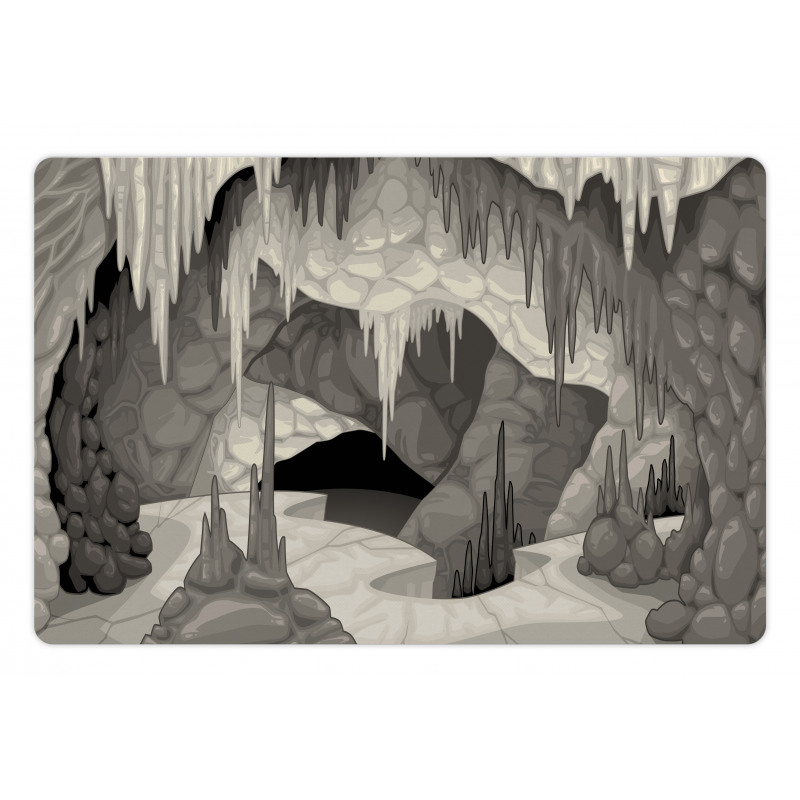 Cavern with Stalagmites Pet Mat