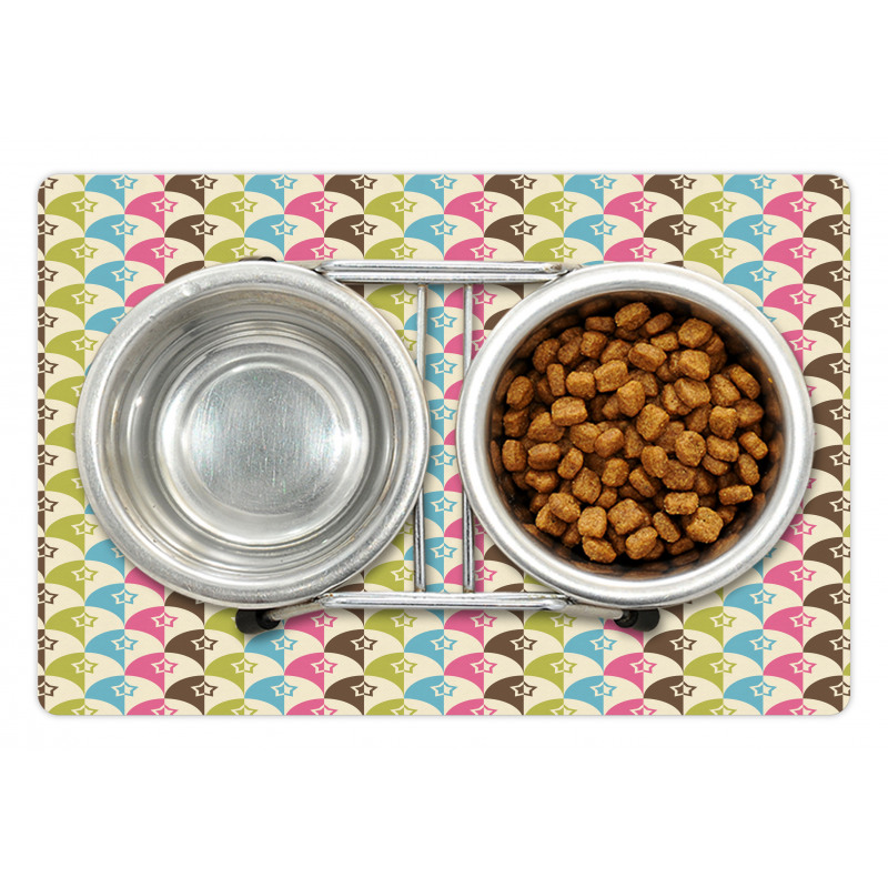 Scales with Stars Pet Mat