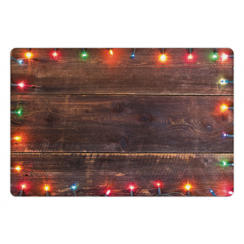 Wooden Board Rustic Pet Mat