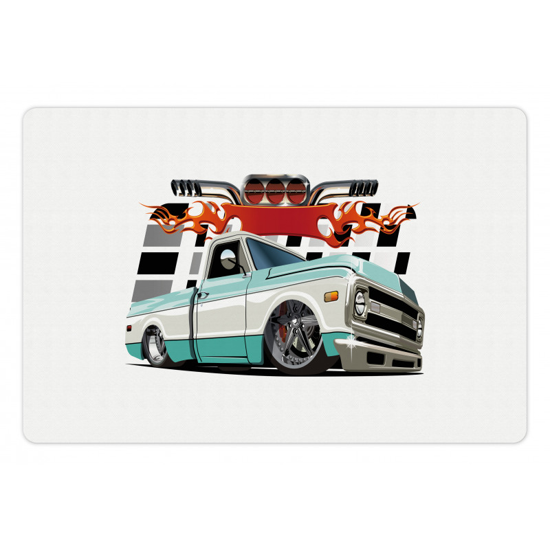 Lowrider Pickup Vehicle Pet Mat