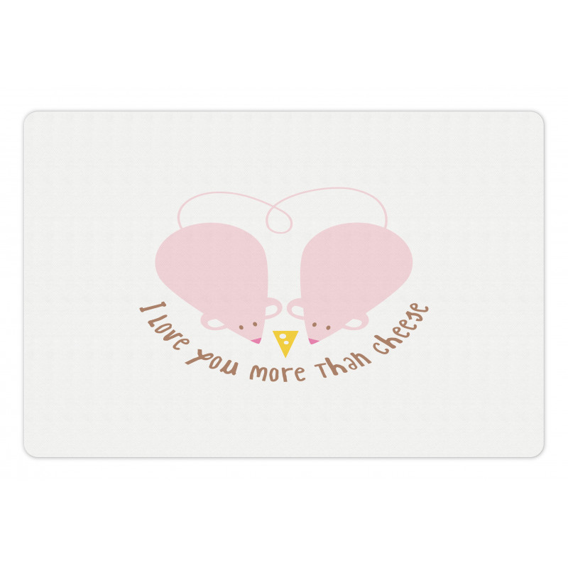 Pink Rats Cheese Pet Mat