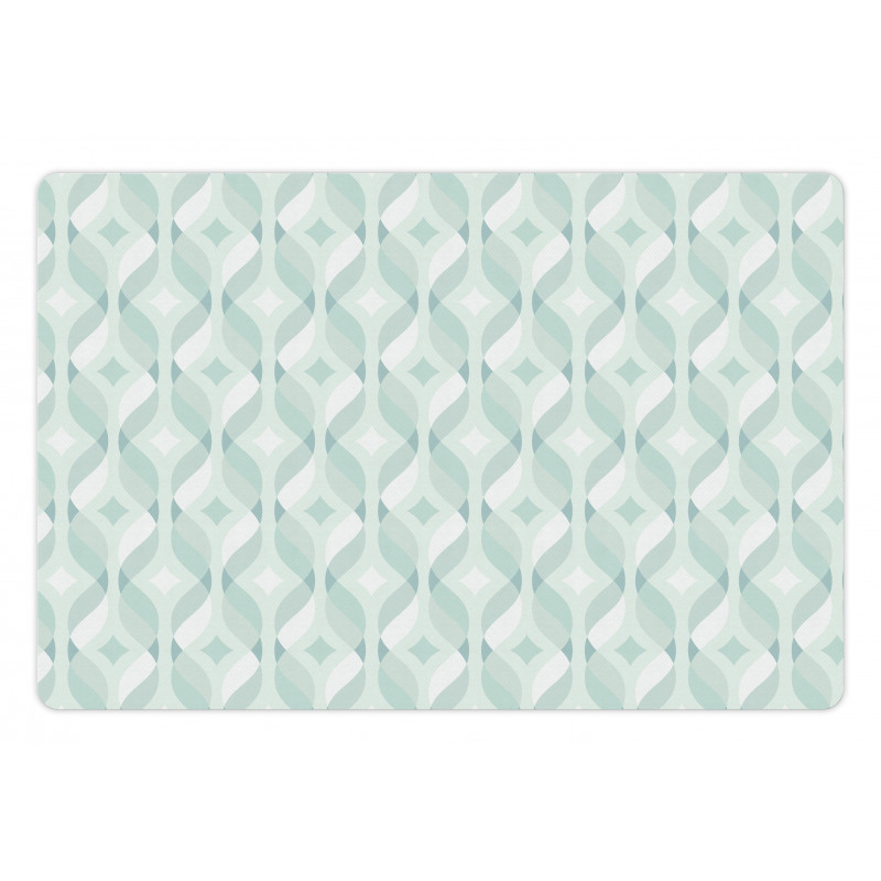 Tangled Lines Rhombus Pet Mat