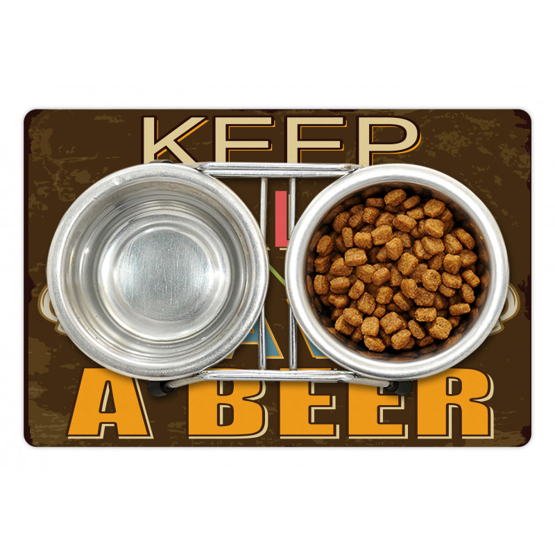 Have a Beer Vintage Pet Mat