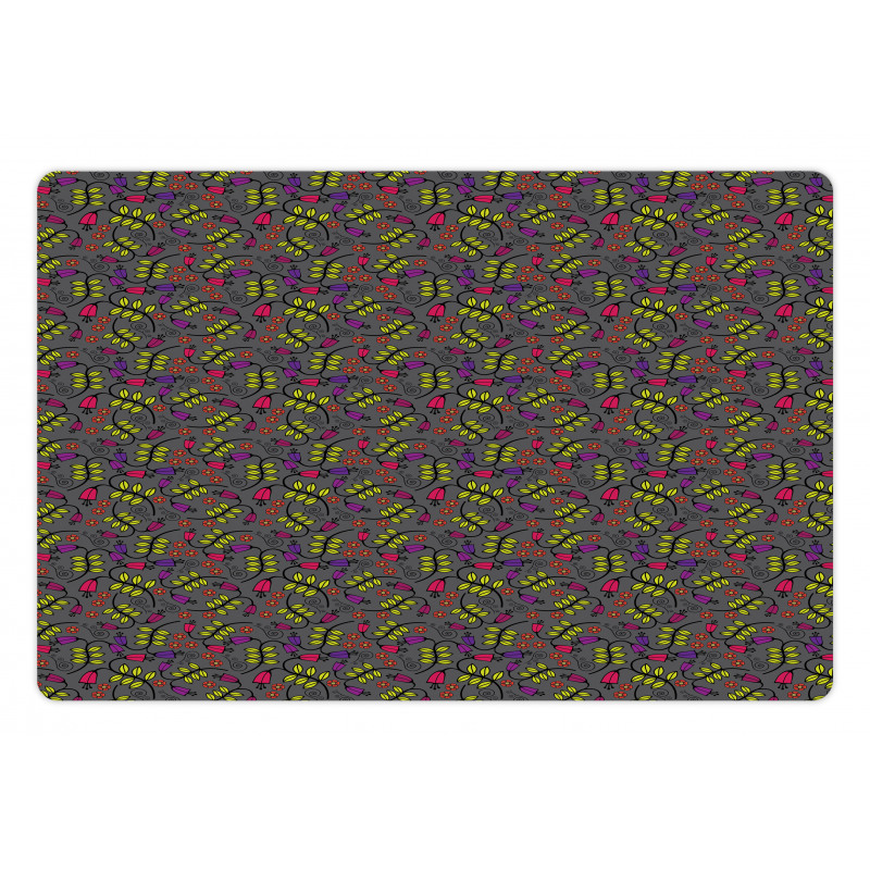 Foliage and Flowers Pet Mat