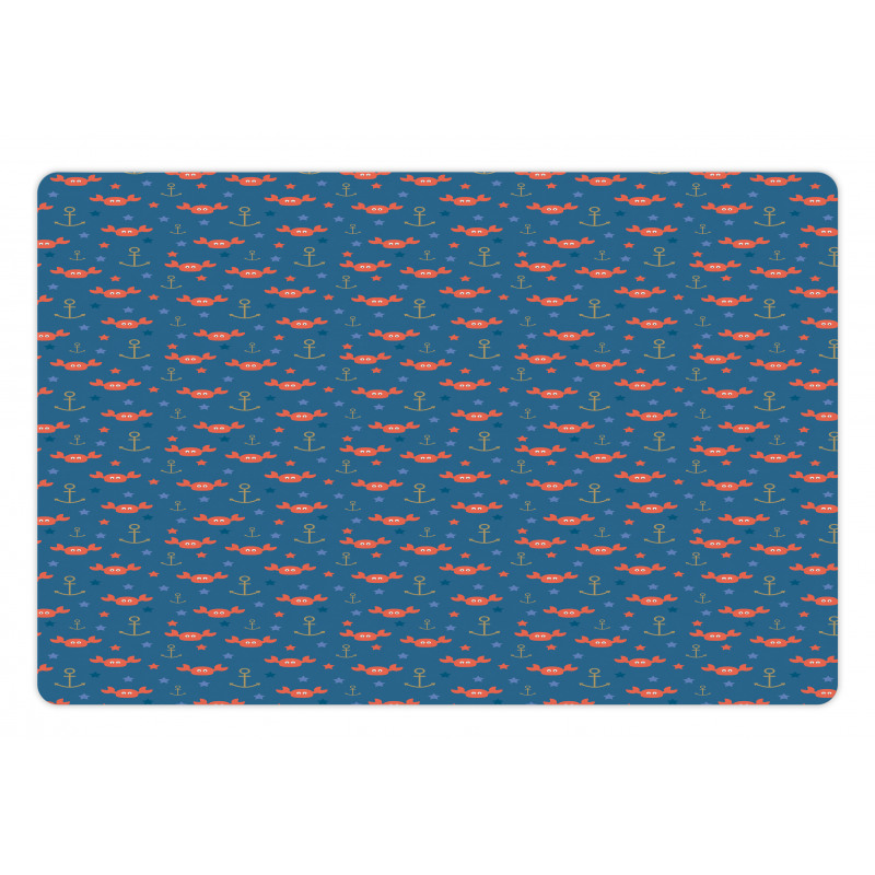 Crabs Anchors Pet Mat