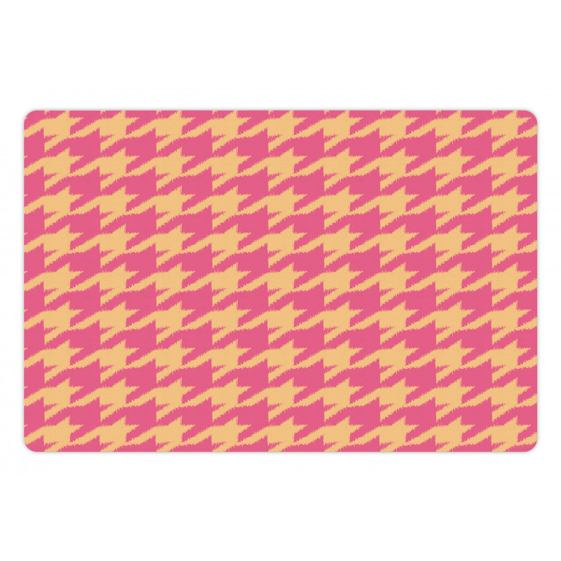 Pastel Colored Ikat Pet Mat