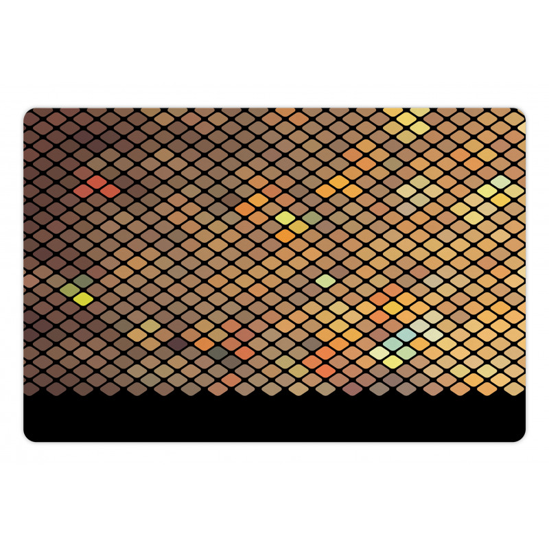 Mosaic of Squares Pet Mat