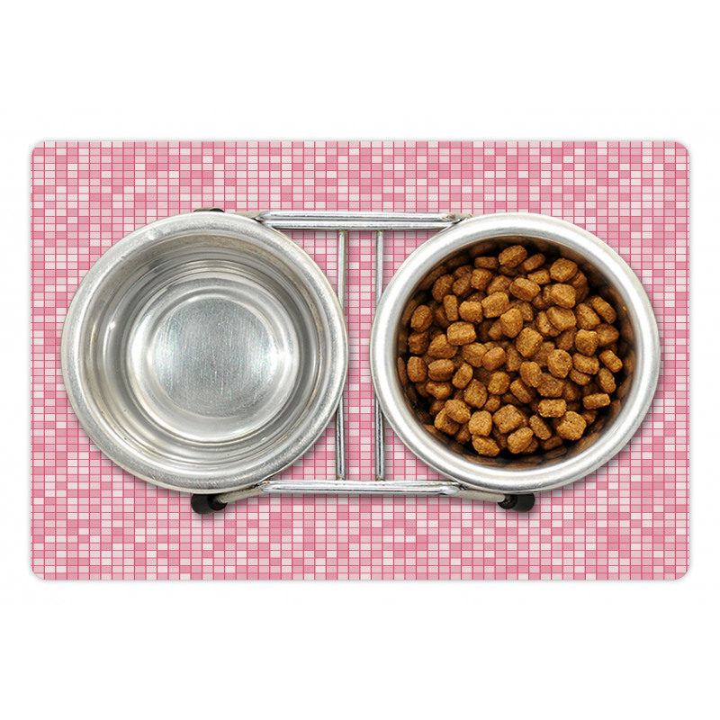 Gingham Grid Pet Mat