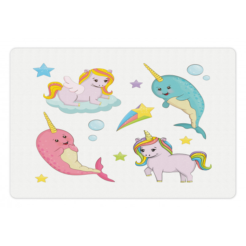 Colorful Rainbow Animal Pet Mat