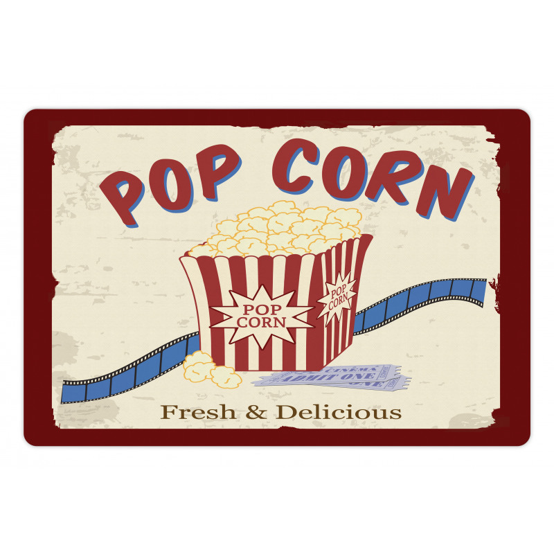 Pop Corn Tickets Pet Mat