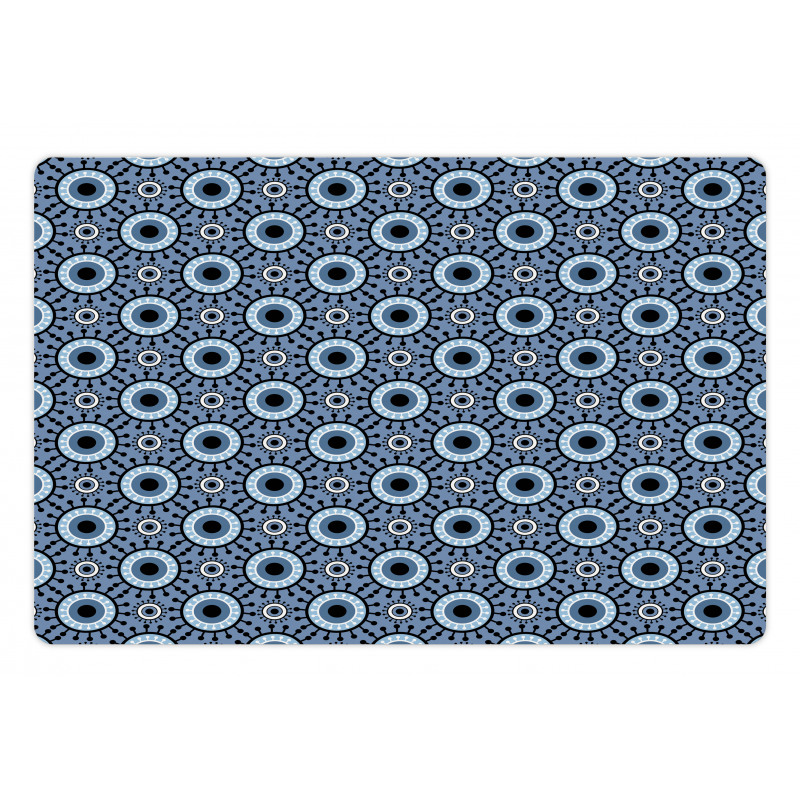 Floral Circles Pet Mat