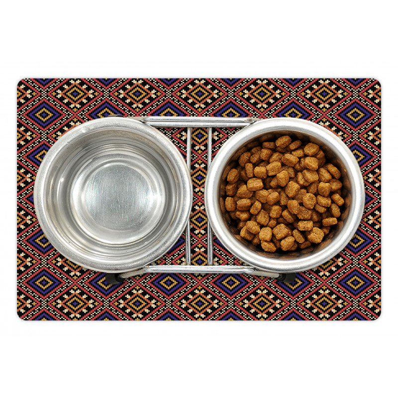 Traditional Geometric Pet Mat