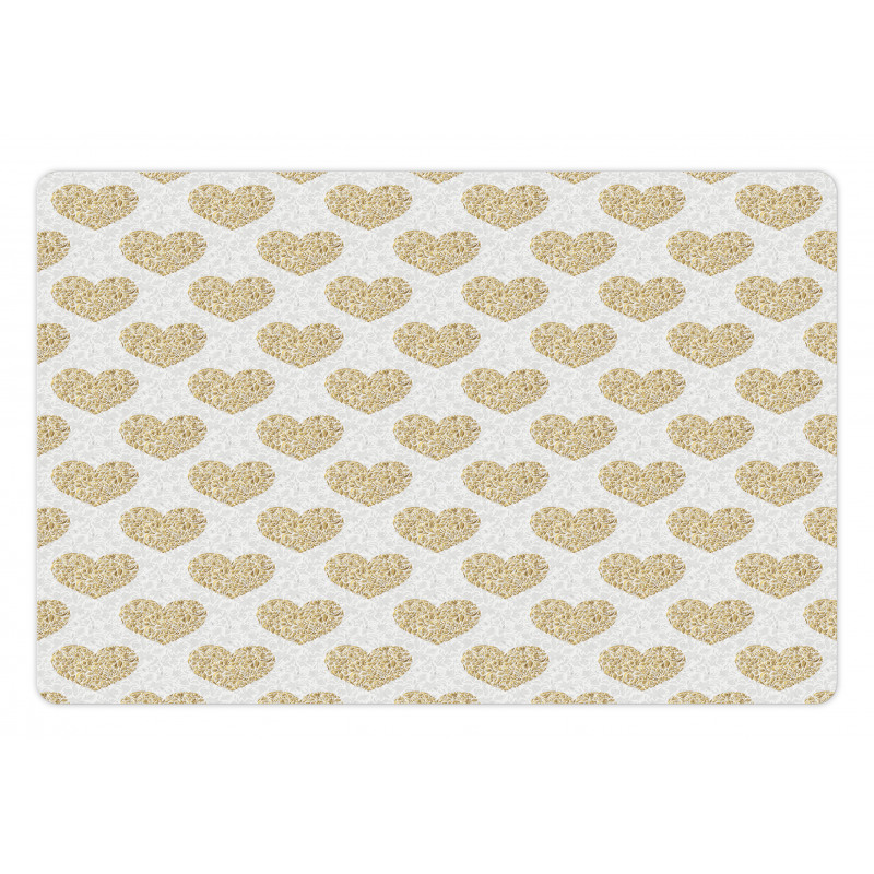 Floral Foliage Composition Pet Mat