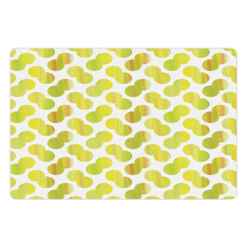 Watercolor Dots Pet Mat