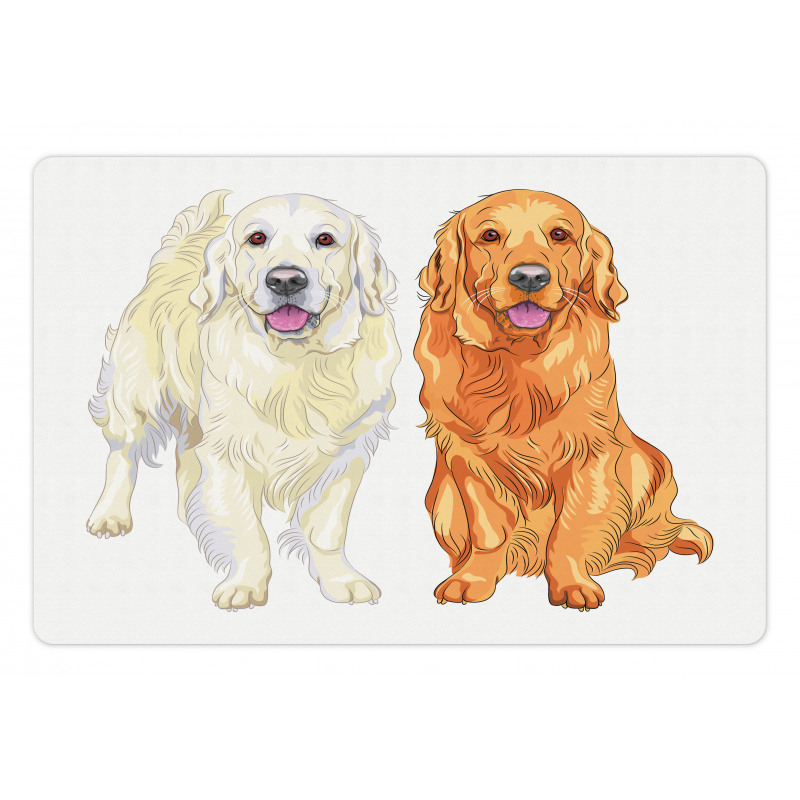 Smiling Dogs Pet Mat