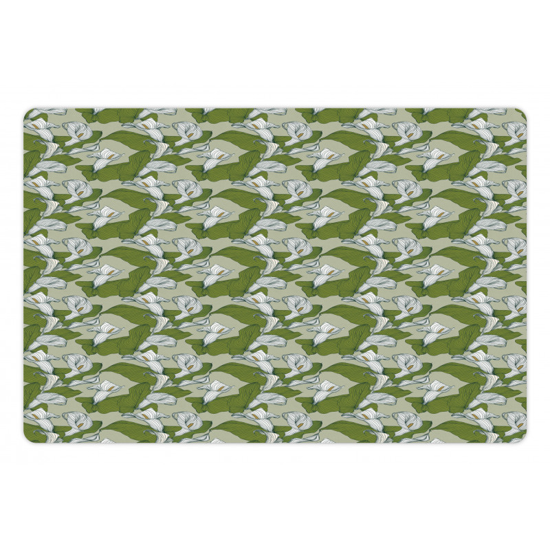 Calla Lilies Pet Mat