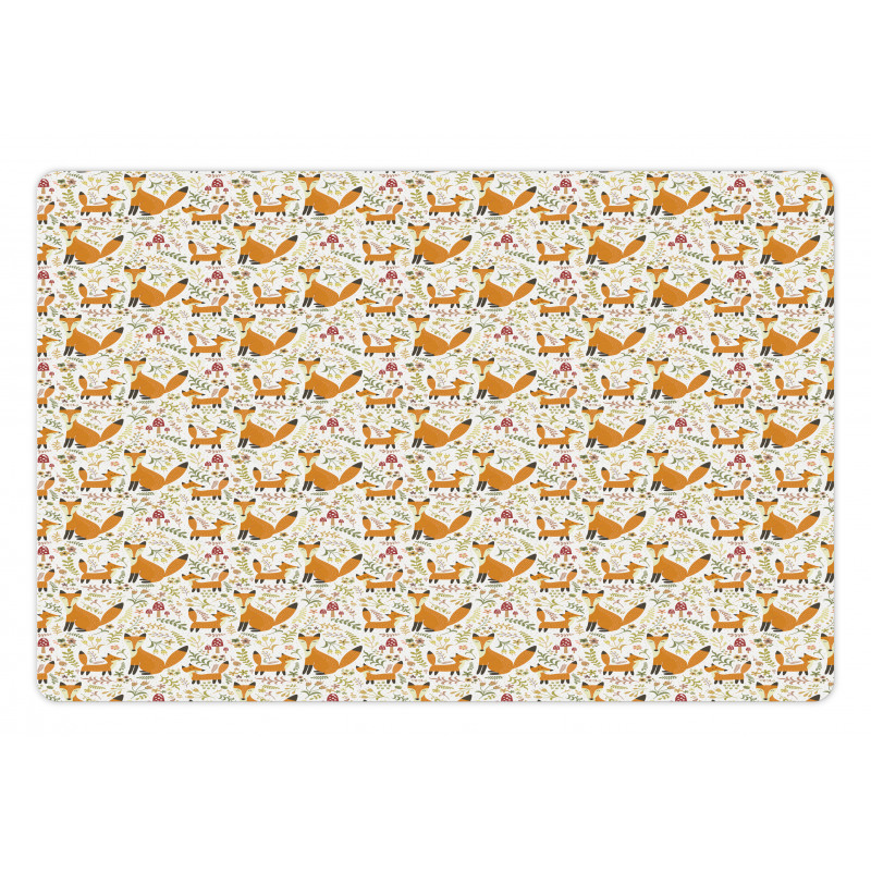 Mother Fox and Baby Pet Mat