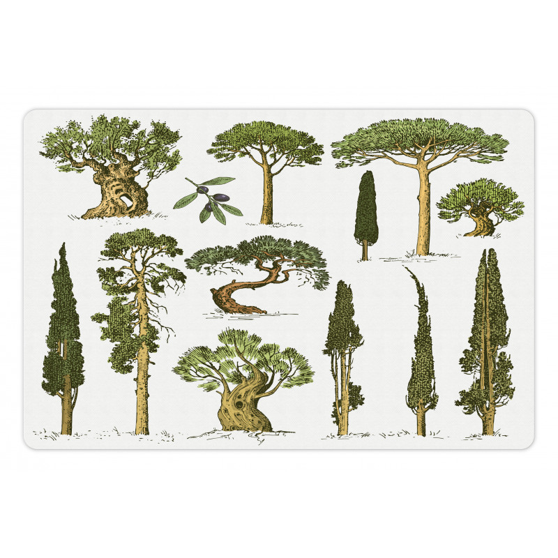 Forest Growth Ecology Pet Mat