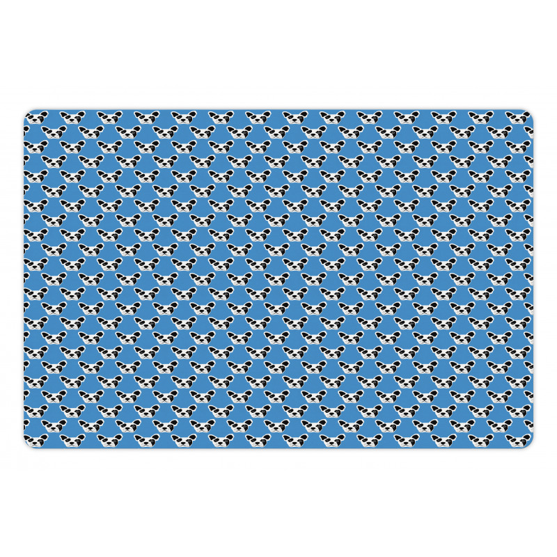 Hipster Funny Puppies Pet Mat