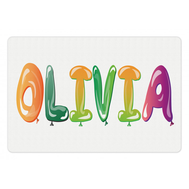 Medieval Girl Name Party Pet Mat