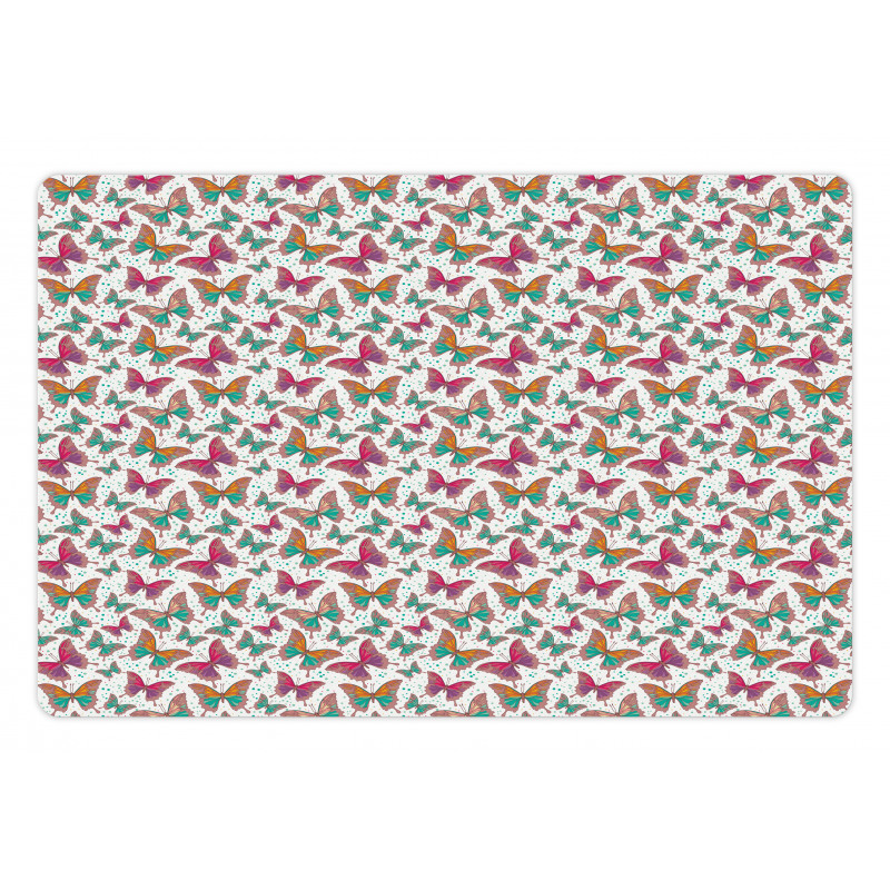 Colorful Wings Pet Mat