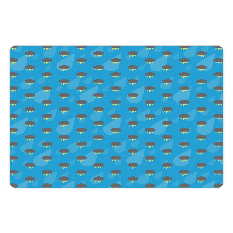 Dark Clouds Thunderbolt Pet Mat