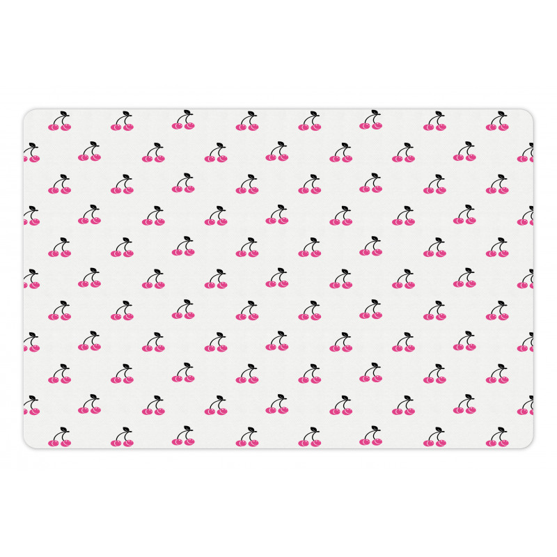 Red Pie Cherry Pet Mat