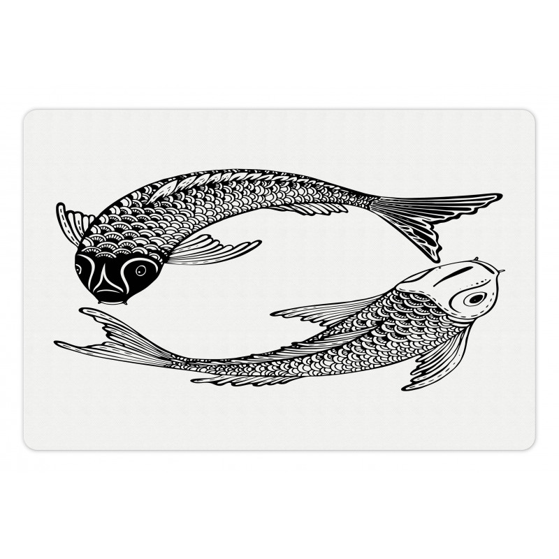 Japanese Carps Love Pet Mat