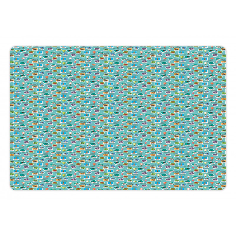 Travel Destinations Pet Mat